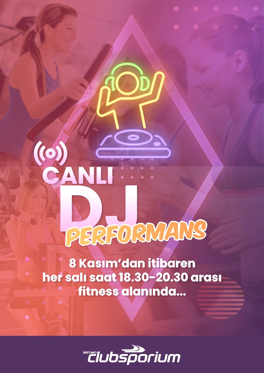 Canlı DJ Performans ile Eğlenirken Spor Yapıyoruz !